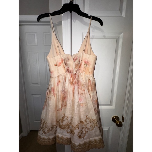 ZIMMERMANN
Hypnotic floral linen and silk minidress Size 4 - Picture 10 of 10